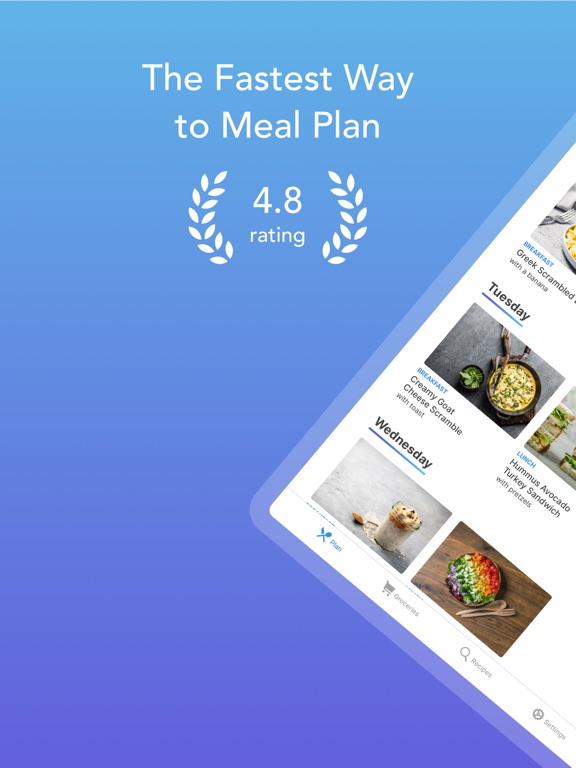Screenshot #4 pour Intent - Meal Planner
