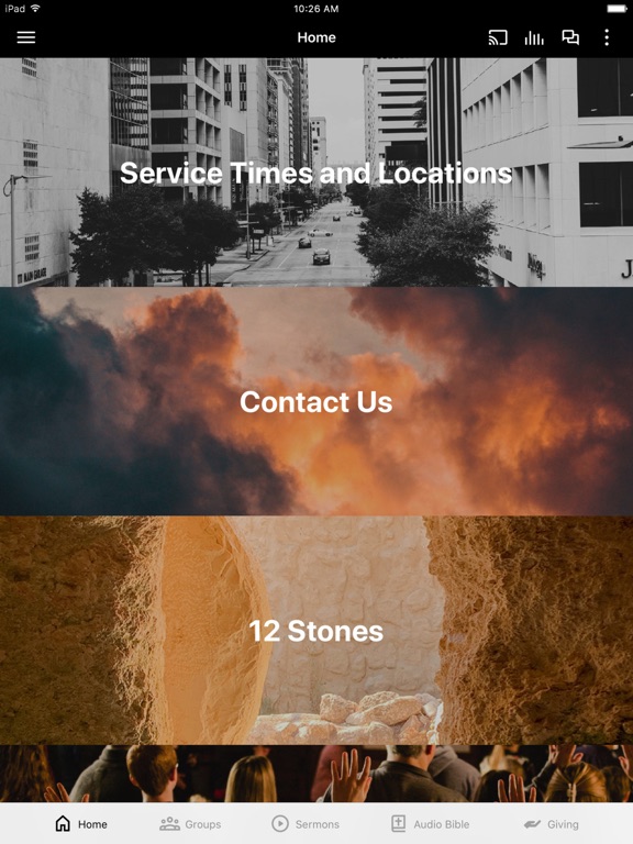 Impact Church Weirton WV iPad screenshot 1 - Education app