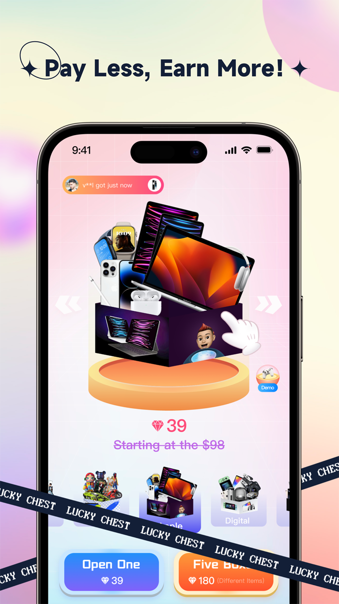 Lucky Chest-Pay less Earn More