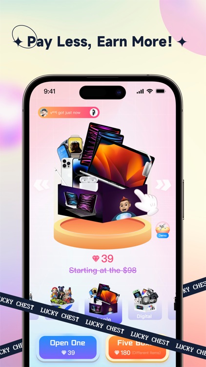Lucky Chest-Pay less Earn More