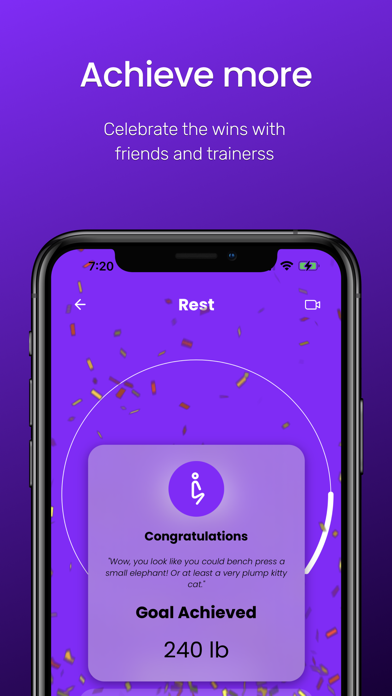 135: Workout Tracking Screenshot