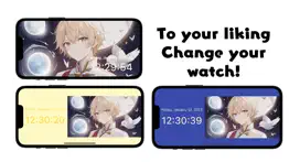 How to cancel & delete anime clock. kawaii girl gif 1