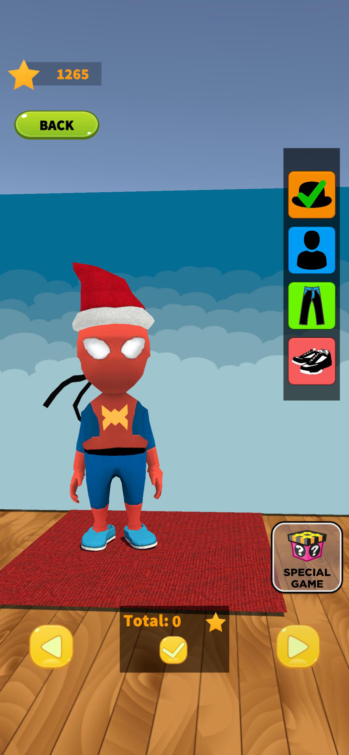 Super Spider - Rope Swing Man