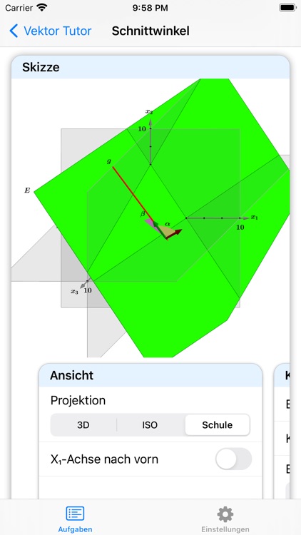 Vektor Tutor: 3D Rechner screenshot-3