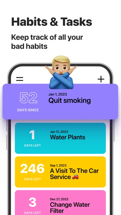 Days Counter. Event Tracker Screenshot