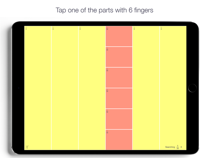 Multi-touch Fractions