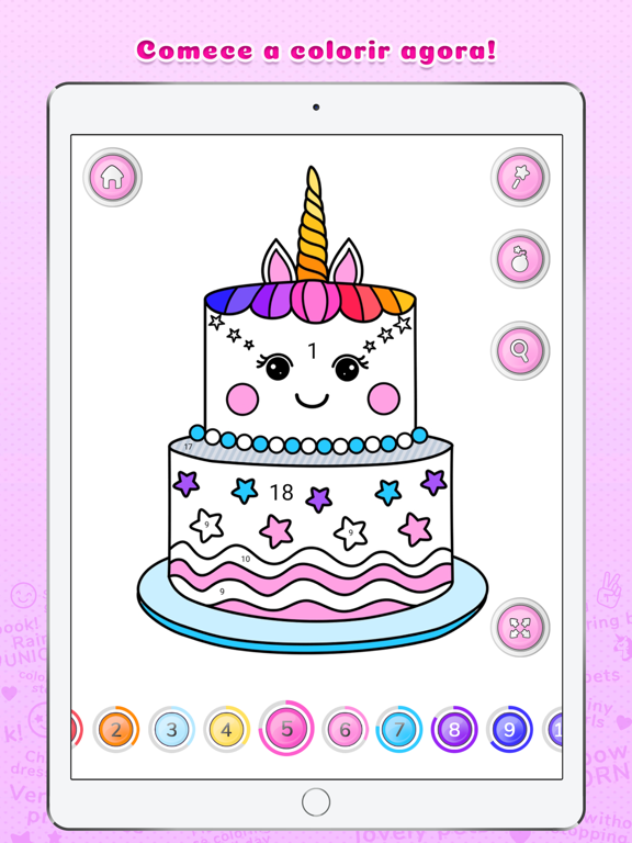 Screenshot #6 pour Color by Number for Girls