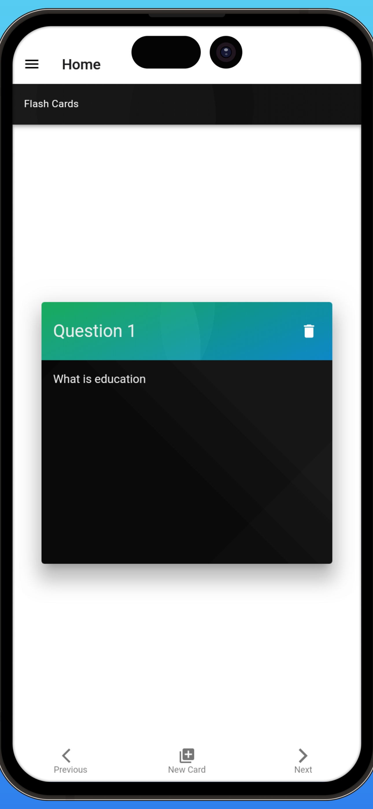 Flashcards Maker App