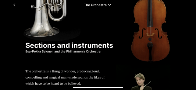 ‎Schermata dell'Orchestra