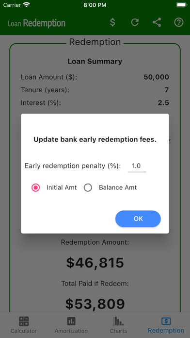 Singapore Car Loan Calculator Screenshot