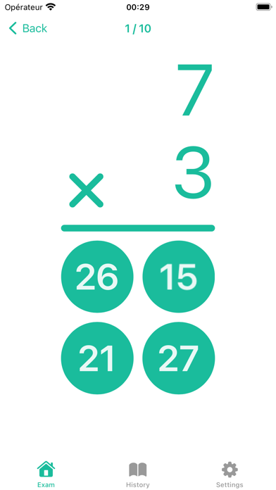 Screenshot #2 pour Pratique des mathématiques ++