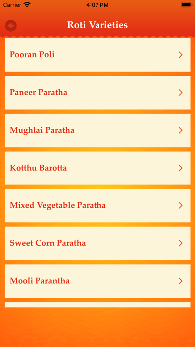 Indian Recipes Delicious Food Screenshot