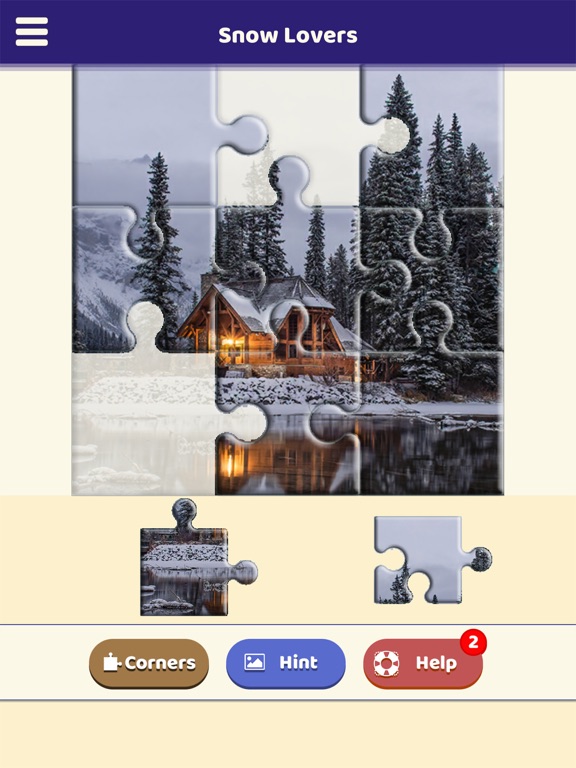 Screenshot #4 pour Snow Lovers Puzzle