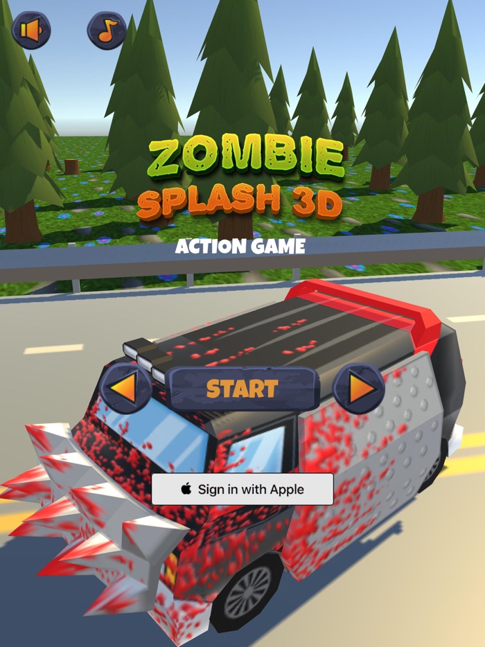 Zombie Splash 3D Action game