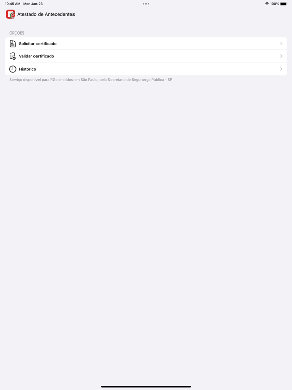 Screenshot #4 pour Antecedentes Criminais SSP-SP
