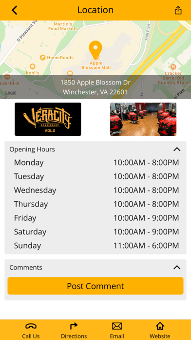 Veracity Barbershop Screenshot