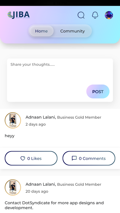 JIBA Screenshot