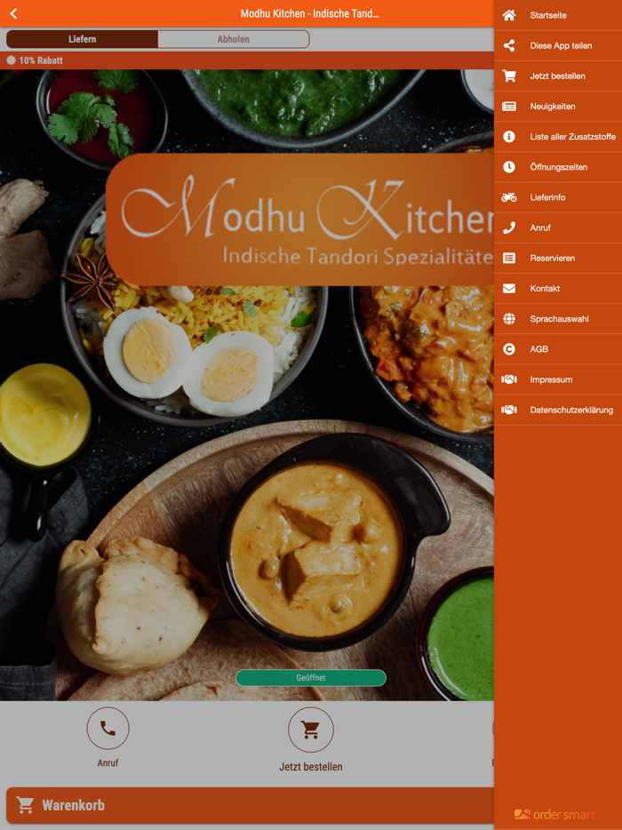 Modhu Kitchen Indische Tandoor