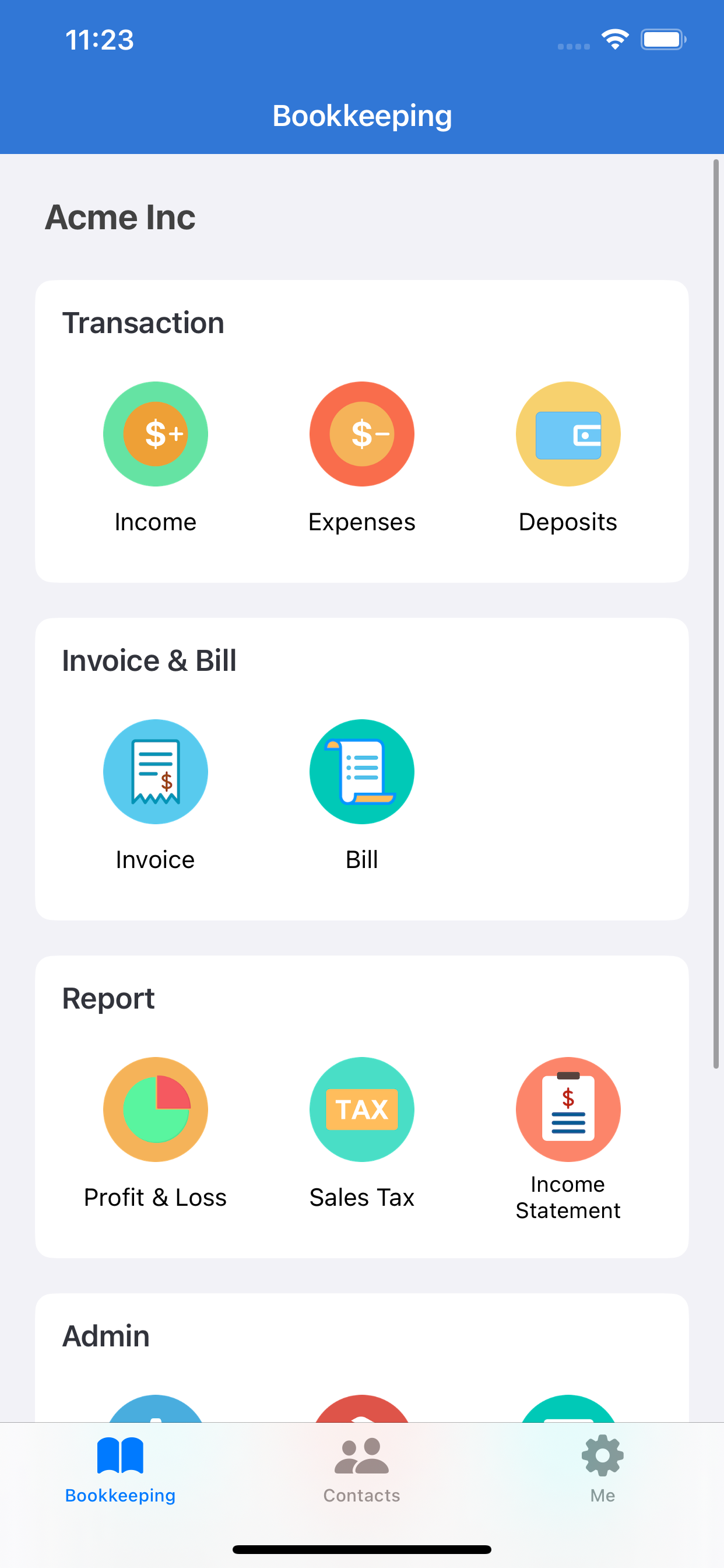 Bookkeeping App