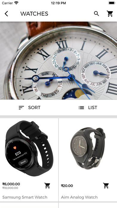 Fashionista Marketplace Screenshot