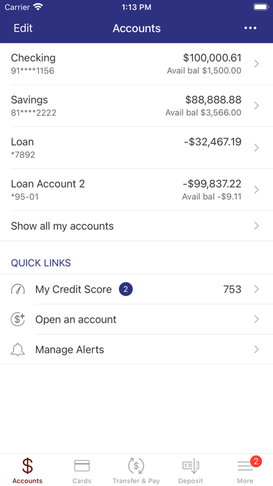 Upstate FCU Mobile Banking Screenshot