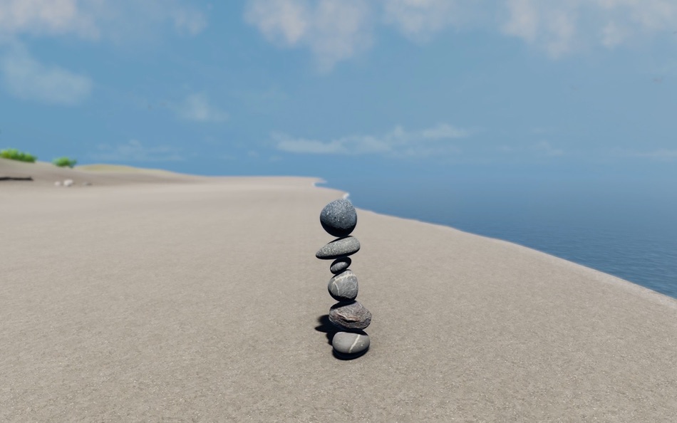 #4. Cairn: Stone Balancing (macOS) By: Ammonite Design Studios Ltd