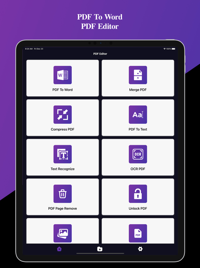 PDF To Word PDF Editor