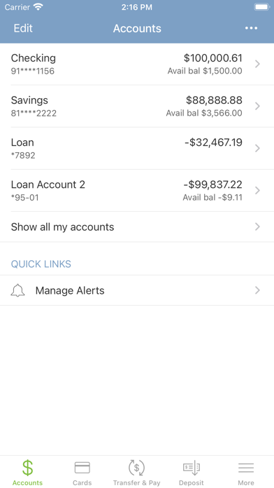 Call Federal Mobile Banking Screenshot