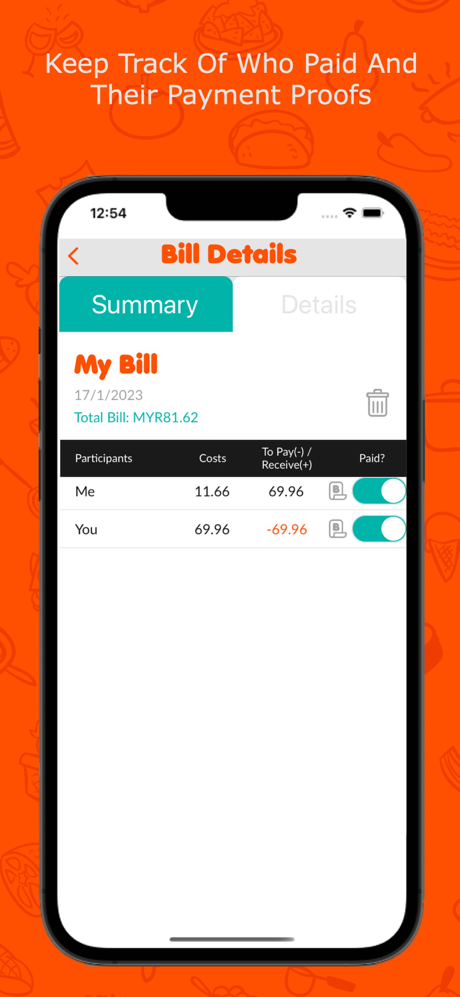 Leasy App - Bill Splitter screenshot 3