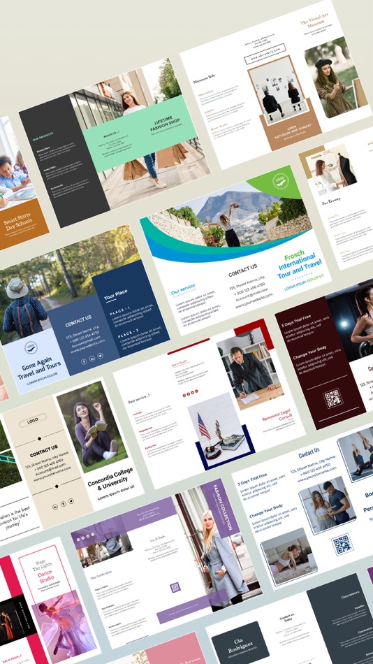 #2. Brochure Maker - Infographic (iOS) 由: Shubham Bodar