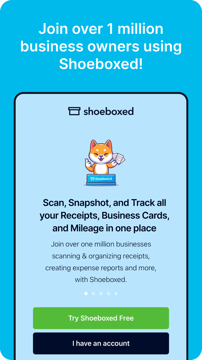 Shoeboxed Receipt Scanner App