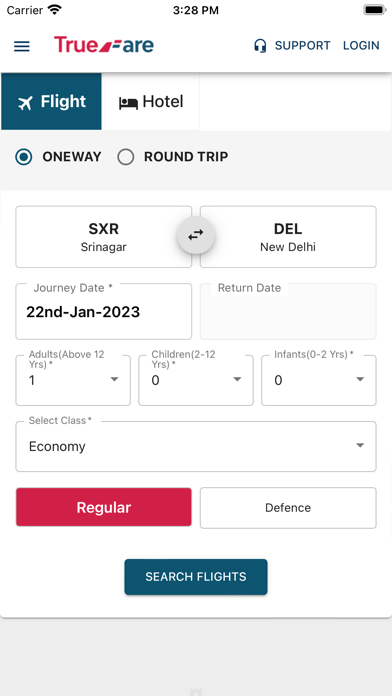 TrueFare - Cheap Flight Fares Screenshot