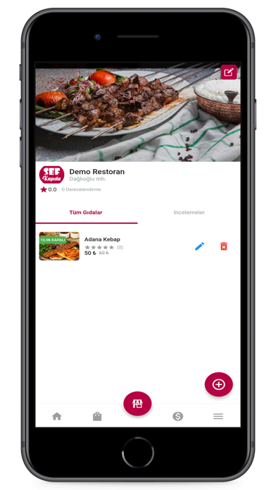 Şef Kapıda - Restoran Paneli Screenshot
