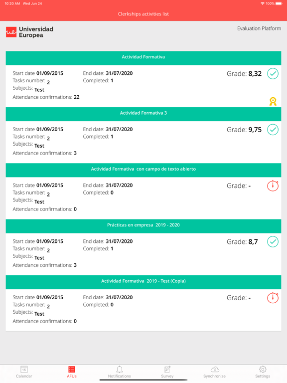 Screenshot #5 pour UE Evalua