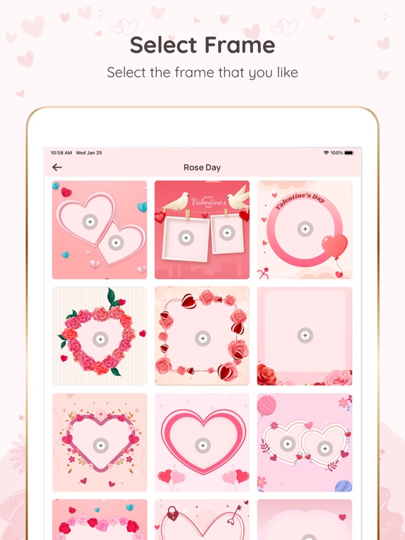 Screenshot #6 pour Love Photo Frames: Valentine