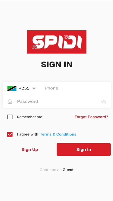 SPIDI Tanzania Screenshot