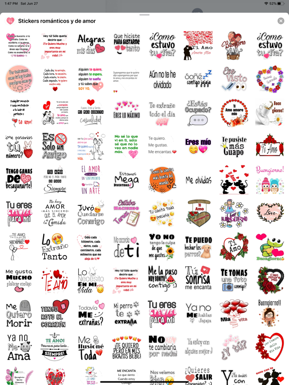 Screenshot #5 pour Stickers románticos y de amor