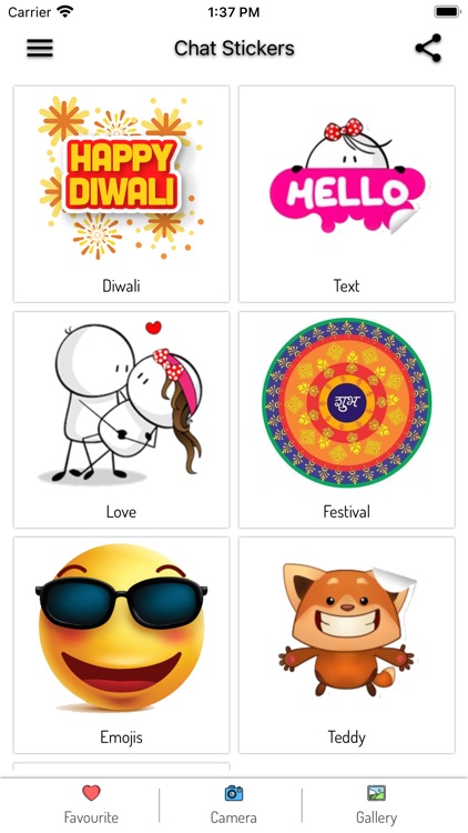 Chat Stickers App