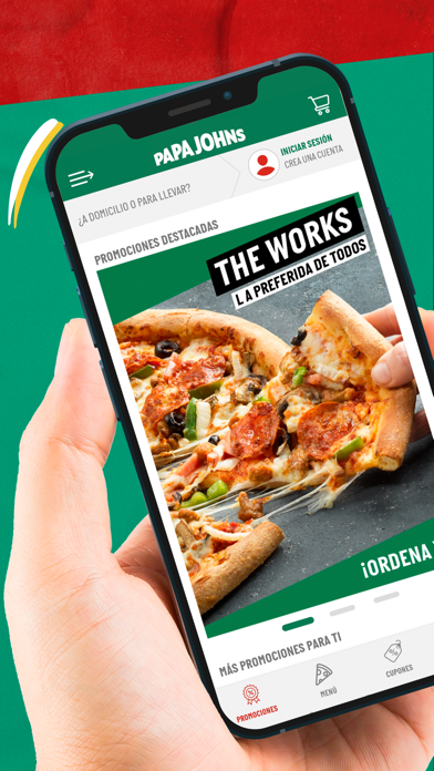Papa John's El Salvador Screenshot