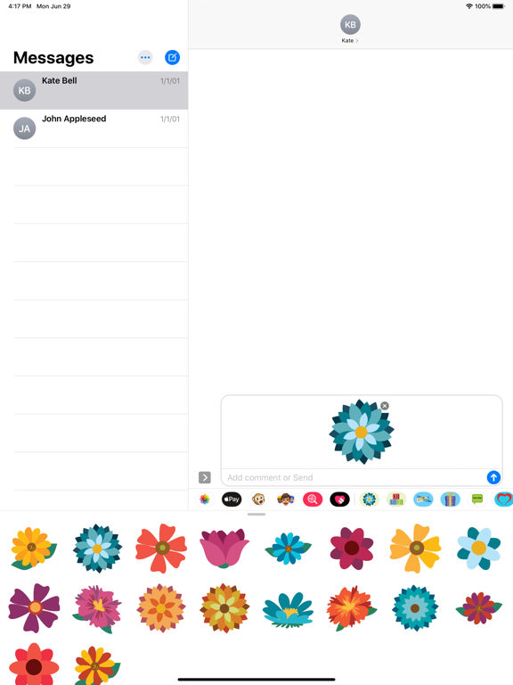 Screenshot #6 pour Fleurs - Autocollant stickers