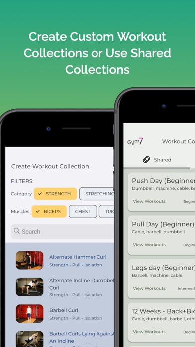 Gym7 Workout Planner (Ad-Free) Screenshot