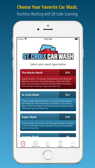 St. Croix Car Wash Screenshot