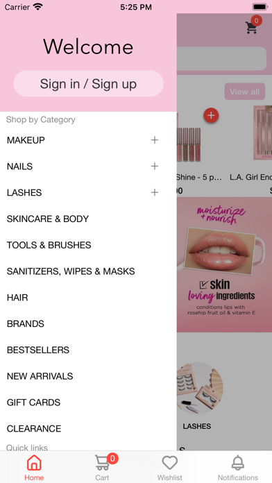 HB Beauty Bar Screenshot