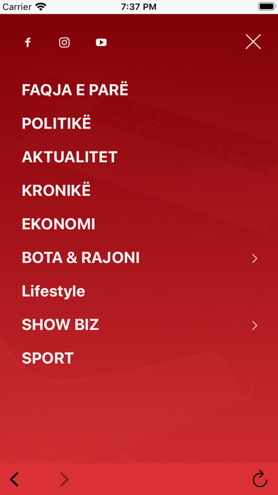 Fast News Albania Screenshot