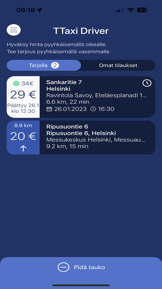 #1. T Taxi Driver (iOS) 由: RX Enterprise Oy
