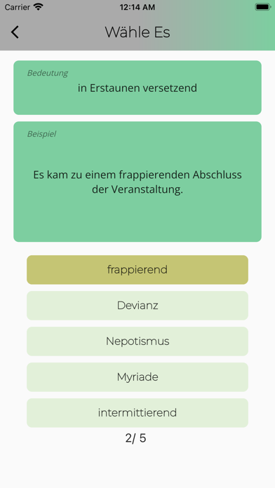 Wortschatz - Bildungssprache Screenshot