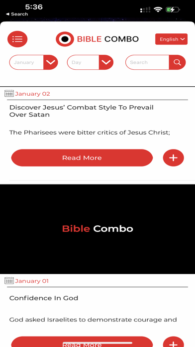 Bible Combo Devotion Screenshot
