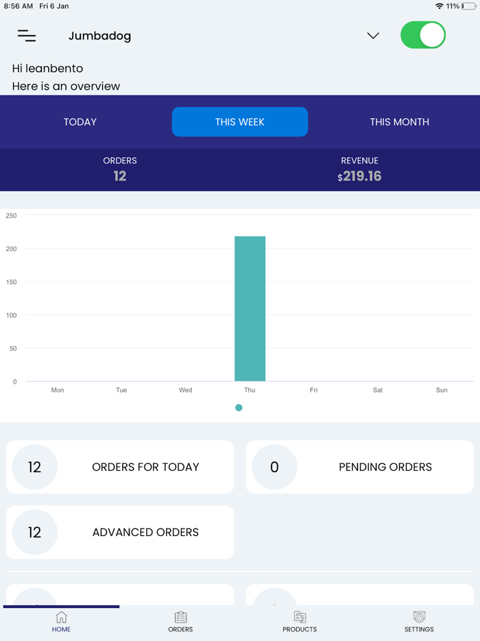 NinjaOS Business Center Mobile