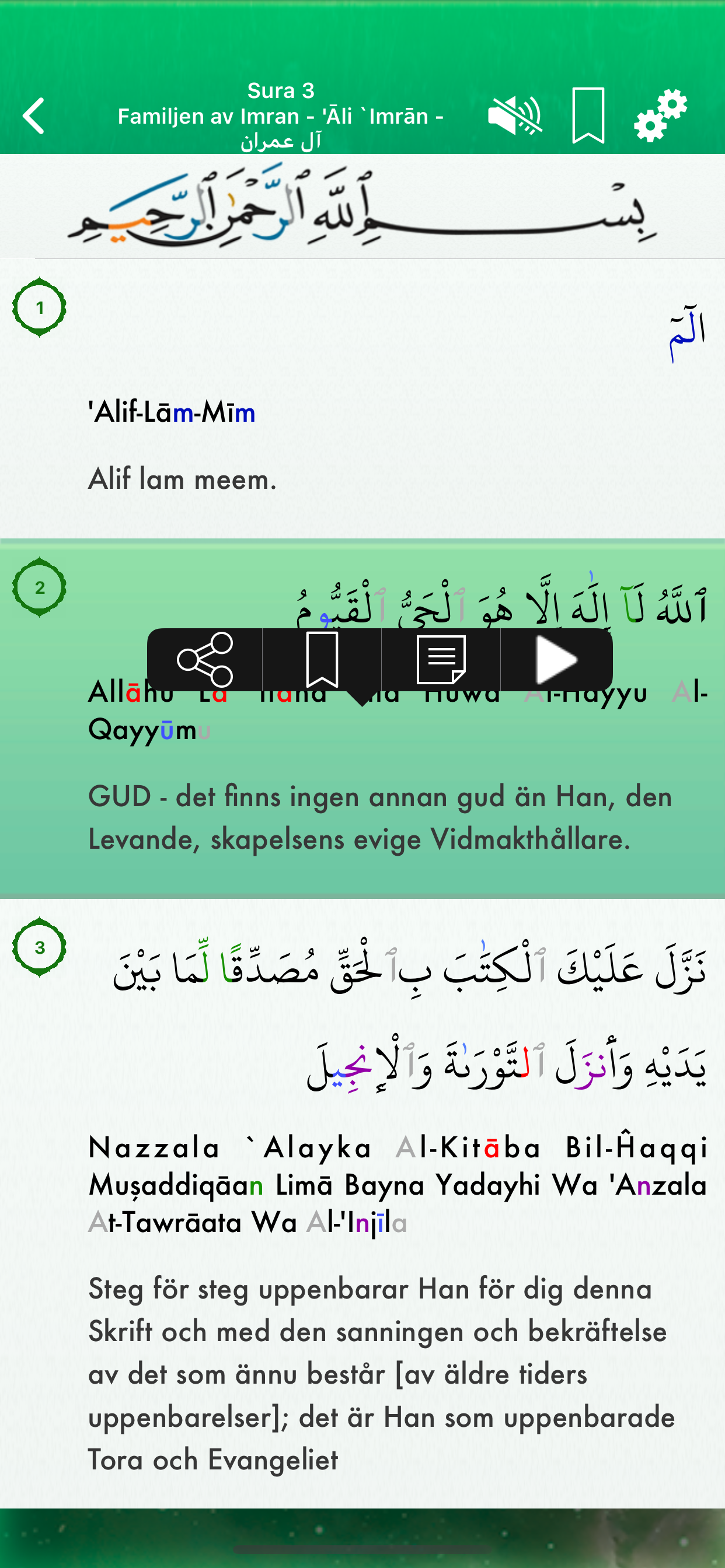 Quran Audio mp3 Pro in Swedish