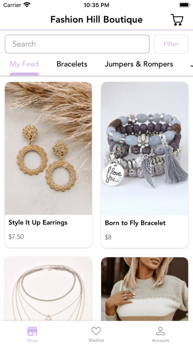 Fashion Hill Boutique Screenshot